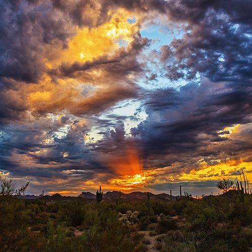 "Arizona - Painted by the Hand of God" - Rick Serafin via Ann Gilstrap