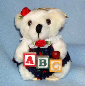Christmas Teacher Ornament by Debbie Garrett