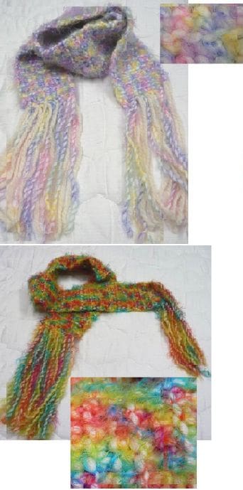 "Softy" or "Splash" Fun Scarves by Linda Lewis