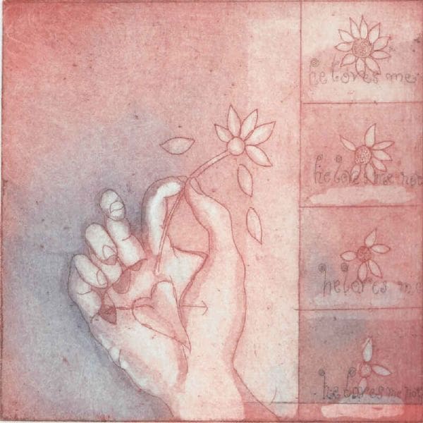 "He Loves Me" Limited Edition Print by Jane Daniell