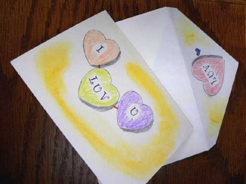 "I-Luv-U" Card by Linda Lewis