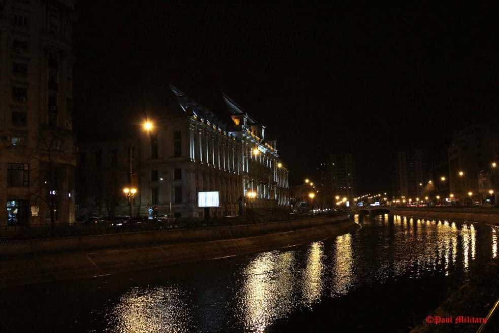 "Bucharest - Dambovita River at Night" - Paul Militaru Photography