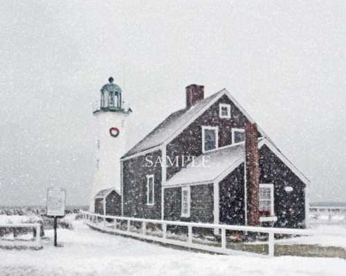"December at Scituate Light" - Joe Parskey